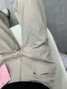 Jeans de trabajo beige para mujer talla grande, nuevos pantalones de pierna ancha rectos holgados de cintura alta para otoño e invierno para mujeres petite