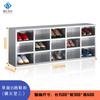 Gabinete de Zapatos de Acero Inoxidable de Fábrica Taller de Purificación Libre de Polvo Laboratorio Hospital Gabinete para Cambiar Zapatos Taburete para Zapatos Gabinete de Zapatos de una o Dos Caras con Puerta