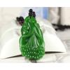 Colgante de Mongolia Exterior jaspe de imitación verde espinaca de Xinjiang colgante de jade Hetian puesto de Jianghu fabricantes de jade al por mayor