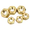 Tuerca de cobre tuerca de latón H59 tapa de tornillo hexagonal de cobre M2M3M4M6M8M10M12 fábrica de wenzhou al por mayor
