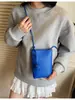 Bolsa para Celular Pebbled Estilo Estrangeiro Cor Doce 2025 Nova Verão Mini Bolsa Pequena Bolsa de Caminhada Bolsa de Ombro Único Transversal