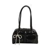 Bolsa Saco Yazi Design Feminina 2025 Nova Casual para o Dia a Dia Bolsa de Ombro Textura Fashion Fácil de Combinar Bolsa de Axila