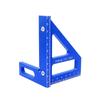 Regla de 45 grados, Regla métrica de aleación de aluminio de 90 grados, Regla para trazar líneas, Escala, Regla multifunción, Regla triangular, Herramienta para carpintería