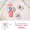 Sailor Moon Laço Nail Art Ornamento Diamante Rosa Super Brilho Amor Borboleta Unha Decoração Diamante Acessórios de Nail Art