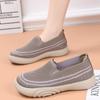 Primavera e Outono Velho Pequim Novos Sapatos Femininos Moda Casual Slip-on Sapatos de Mãe Leves Sapatos de Caminhada Confortáveis e Antiderrapantes