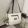 Bolso Cruzado Transfronterizo Simple y Versátil para Mujer, Bolso de Clase para Estudiantes de Gran Capacidad, Bolso Mensajero Casual de Moda Estilo Coreano para Hombre