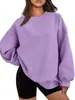 Moletom Esportivo Solto com Gola Redonda para Primavera, Outono e Inverno para Homens e Mulheres, Moletons, Moletons Pulôver, Tops Casuais de Manga Longa