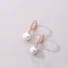 Pendientes de plata de ley S925 con perlas rojas de Año Nuevo para mujer, modernos, únicos, elegantes y sofisticados