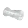 Masturbador Adulto Masculino Copo Avião Treinador de Retardamento Peniano Brinquedo Sexual Transparente