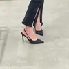 Design de ponta textura pura simples sapatos de salto único 2026 venda quente sapatos femininos estilosos modernos da moda design versátil não