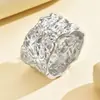 Pulsera Abierta de Metal Estilo Frío Ins Pulsera Ancha Exagerada de Cruces Europea y Americana Joyería de Diseño de Moda para Mujer
