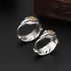 Brincos de prata de lei S925 com cobre, tendência de pena, personalidade masculina e feminina, moda retrô, brincos de prata tailandesa