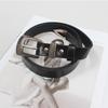 Cinturón de cuero genuino estilo europeo y americano Cinturón casual de mezclilla con hebilla de pasador retro para mujer Cinturón de vaca de dos capas de moda para mujer
