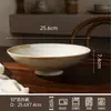 Cuenco Cerámico de Alta Gama Estilo Madera Natural para Uso Doméstico, Cuenco para Ramen, Cuenco Personalizado para Fideos de Restaurante, Cuenco para Comedor, Resistente a Altas Temperaturas, Vajilla Apta para Microondas