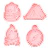 Aventura al Aire Libre Simulación Avatar Molde para Galletas Sandía Tienda de Campaña Prensa para Galletas Molde DIY Llama Mochila