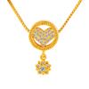 Pingente Coração de Ouro 18K Imitado Pan&Jia Full Diamond Acessório para Pulseira DIY para Mulheres, Atacadista Fabricante de Acessórios de Ouro de Areia Transfronteiriço
