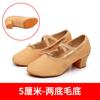 Zapatos de profesora con dos suelas de goma en el tacón medio, zapatos de práctica de baile al aire libre, zapatos de práctica cuadrados para mujer adulta, zapatos de baile marinero cuadrados