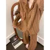 Pijama con Borlas Estampadas Estilo Retro para Mujer Primavera 2026 Nuevo Ajuste Holgado Agradable a la Piel Cómodo Conjunto para Estar en Casa