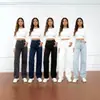 Verão 2026 Nova Tendência Europeia e Americana Calça Jeans Feminina Solta Casual Versátil Perna Larga Plus Size Emagrecedora Perna Reta