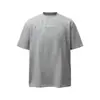 Camiseta de Verano Holgada para Hombre, Marca de Moda con Estilo Urbano, Decoración de Tachuelas, Diseño Único, Top de Manga Corta