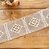 Venta al por mayor de fábrica encaje fijo para sentarse encaje de algodón accesorios decorativos ganchillo hueco diy mantel cortina funda de sofá toalla