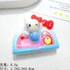 Resina Adesiva em Creme Acessórios Atacado Desenho Animado Artesanal Joias DIY Buraco Fivela de Sapato Grampo de Cabelo Fofo Pequeno Plano Europeu