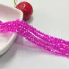 Contas de Ábaco Planas de 4mm Contas de Vidro de Cristal Contas da Roda da Fortuna Contas Soltas para Roupas DIY Acessórios de Cabelo Acessórios para Lenços e Colares