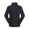 Jaqueta de Fleece Masculina e Feminina para Exterior, Cardigan Quente de Lã Polar, Jaqueta com Forro Interno, Jaqueta de Caminhada Bordada com Logo para Outono e Inverno