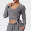 Calça Escovada Transfronteiriça, Calça Larga Fluida, Regata Esportiva Fitness com Decote Halter, Macacão de Alça Longa para Esportes e Yoga