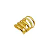 Fivela de cabelo trançada suja de ferro 11*15mm peruca de cinco fios trança joias decorativas anel de cabelo acessórios de cabelo fivela trançada suja