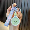 Llavero de Raqueta de Tenis de PVC Colgante para Bolso Llavero de Coche Pequeños Regalos Prácticos Creativos Regalos Pequeños Al por Mayor