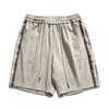 Nuevos Shorts de Verano Moda Hombre Marca Pantalones Casuales Diseño de Cinta de Moda Bordado Suelto Pantalones Deportivos Transfronterizo