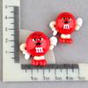 Dulces M&M Juguete de Comida Pegamento Cremoso Accesorios de Resina Materiales DIY Accesorios para el Cabello Pasador Comida Funda para Teléfono Parches para Zuecos DIY