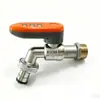 Cerradura de Contraseña Exterior de Alto Flujo Anticongelante Interruptor Cerradura Antirrobo Grifo de Cobre con Candado Interruptor de Grifo de Conexión Rápida para Lavadora