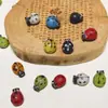 Mariquita de Siete Estrellas Esmaltada Antigua Cuentas Sueltas Coloridas con Separadores de Cuentas Pulsera Accesorios para Pulseras Juguetes Culturales Soportes para Manualidades Venta al por Mayor 490