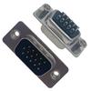 Conector de puerto serie con cable de soldadura y pin macho HDB15 chapado en oro semidorado con perforación D-SUB, de suministro de fábrica