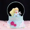 Bola de Cristal Musical con Nieve y Luz Estilo Ins Soñador Nube Flotante Canción de Amor, Exquisito Regalo para Niñas, Dropshipping
