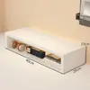 Soporte para computadora ajustable en altura, elevador de monitor para oficina, estante de madera para escritorio, base elevada para computadora de escritorio