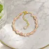 Xiyin Venta Caliente Transfronteriza Joyería de Mano de Piedra Natural Piedra Triturada Irregular Pulsera con Cierre de Langosta Estilo Lujo Ligero Cadena de Mano Fábrica Venta al por Mayor