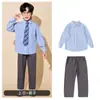 Ropa para Reunión Deportiva de Estudiantes de Primaria, Ropa Estilo Universitario para Hermanos y Hermanas, Conjunto de Ropa para Grupo de Porristas Infantiles y Actuación Coral en Escenario
