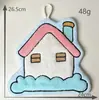 Toalha de Mão Fofa de Animal de Desenho Animado, Absorvente e Espessa, Toalha de Mão para Pendurar em Casa, Toalha de Mão Multifuncional para Cozinha e Banheiro
