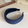 Nueva Diadema de Tela de Color Sólido con Rayas Verticales y Ala Ancha para Mujer con Parte Superior Alta para el Cráneo, Diadema No Elástica para Uso Diario, Elegante Recogido para el Cabello