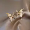 Pendientes de plata de ley 925 con diseño de nicho, suministro para puestos del mercado nocturno, pendientes de moda coreana para Instagram, accesorios para orejas populares, venta al por mayor