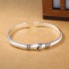 Pulsera de apertura retro apretón de manos de mujer creativo Europa y Estados Unidos hacer fabricantes antiguos al por mayor S-4001 complejo de cobre