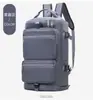 Mochila de Viagem Transfronteiriça Multiuso de Grande Capacidade com Bolsa de Armazenamento para Separação Seco e Molhado Versátil Casual Fitness Transversal