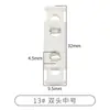 Botones Transfronterizos de Fábrica, Hebillas de Resorte de Plástico, Hebillas de Cuerda de Nailon, Botones Decorativos para Tiradores de Bolsos y Zapatos Negros