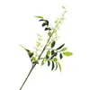 Fuente Transfronteriza Flor de Cuatro Hojas Fruta Roja Decoración del Hogar Europea Árbol de Navidad Flor de Espuma Arreglo Floral Flor Artificial Fruta de la Suerte