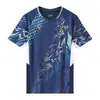 Nuevos uniformes de bádminton para hombres y mujeres, camisetas de tenis de manga corta, uniformes de entrenamiento para estudiantes y niños, uniformes de competición de secado rápido y transpirables de verano K233
