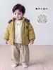 Chaqueta Ligera de Plumas para Niños en Invierno Niño Pequeño Dibujos Animados con Capucha 90% Plumón Ropa Exterior Cálida para Niños Pequeños para Uso al Aire Libre