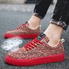 Zapatos de Lona para Hombre, Caña Baja, Nuevo Estilo Invierno 2025, Tenis Estampados de Caña Baja de Nicho, Zapatos Deportivos Casuales Gruesos de Moda para Hombre